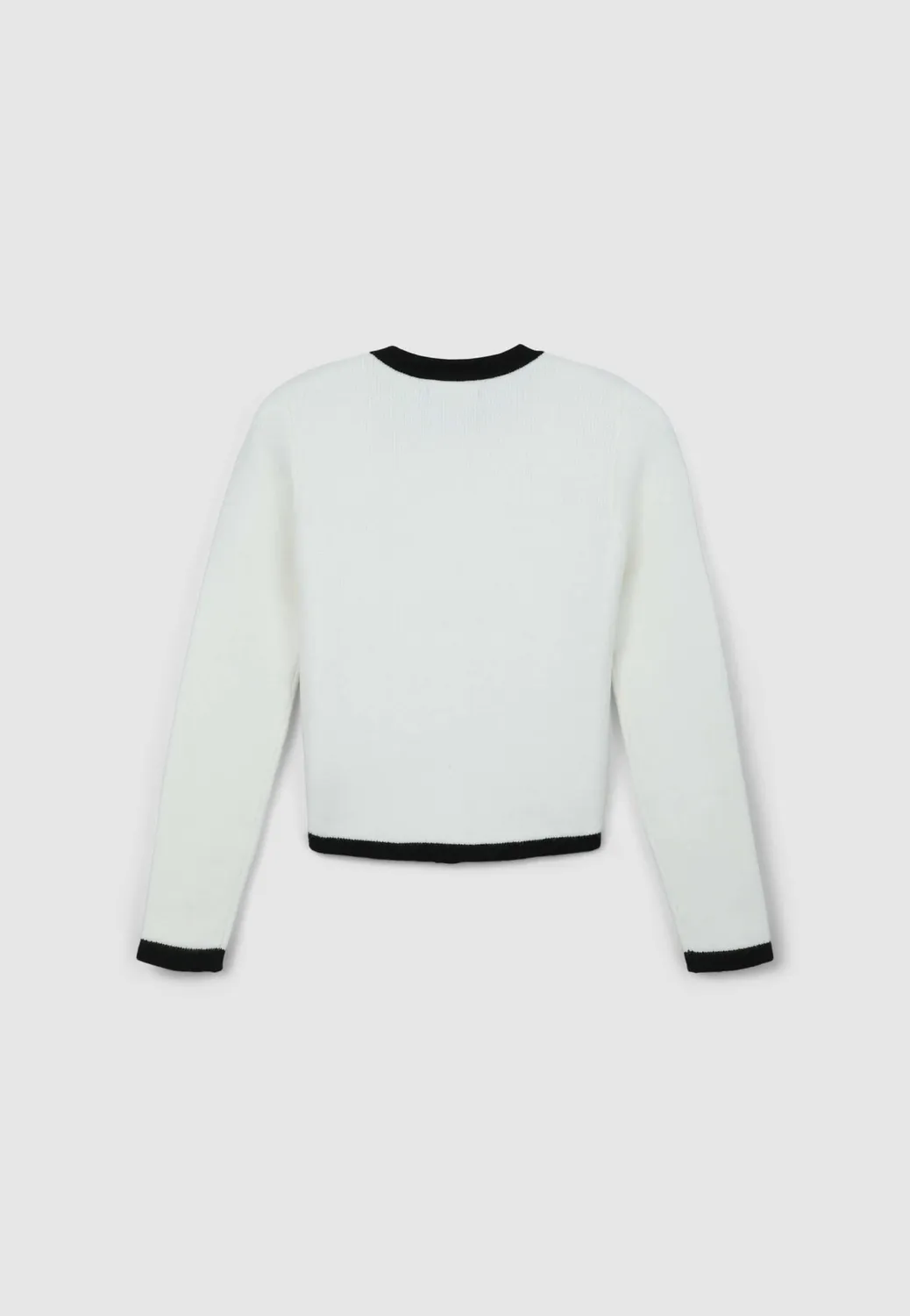 Calliope cardigan femme boutonné contrasté
