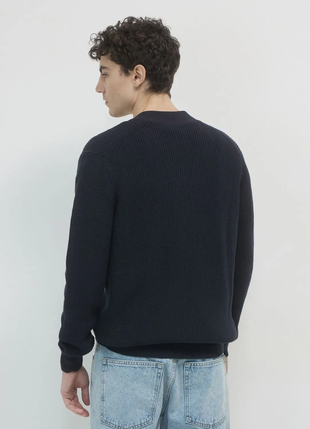 Calliope cardigan homme coton boutons uni