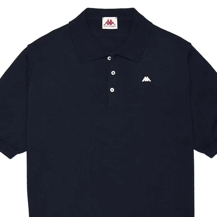 Robe di Kappa Durek polo unisexe bleu marine