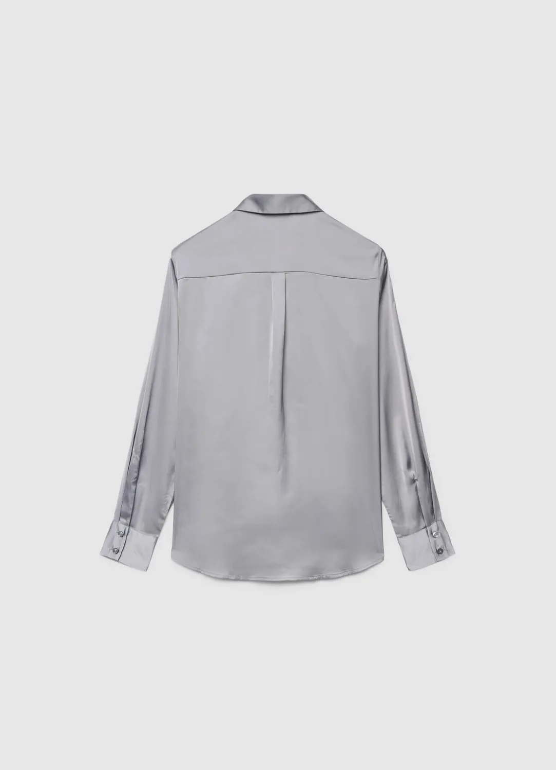 Calliope chemise satinée femme classique unie