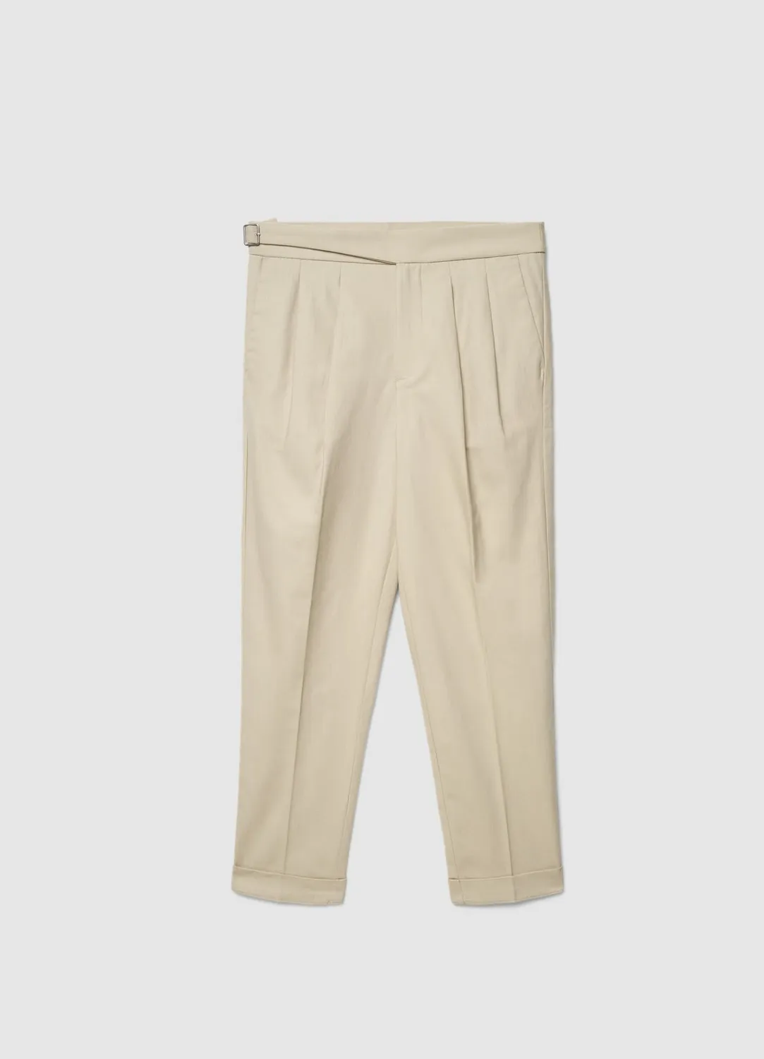 Calliope pantalon homme tailleur boucle latérale