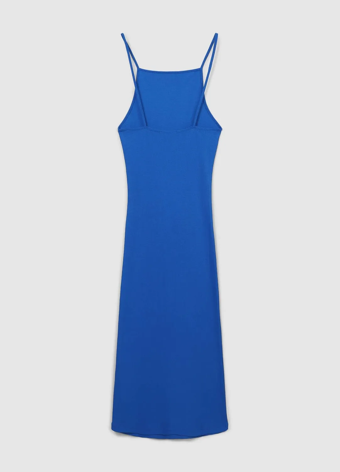 Calliope robe longue côtelée femme bretelles