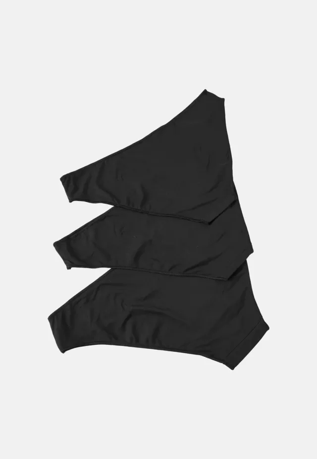 Calliope Pack 3 slips microfibre femme uni