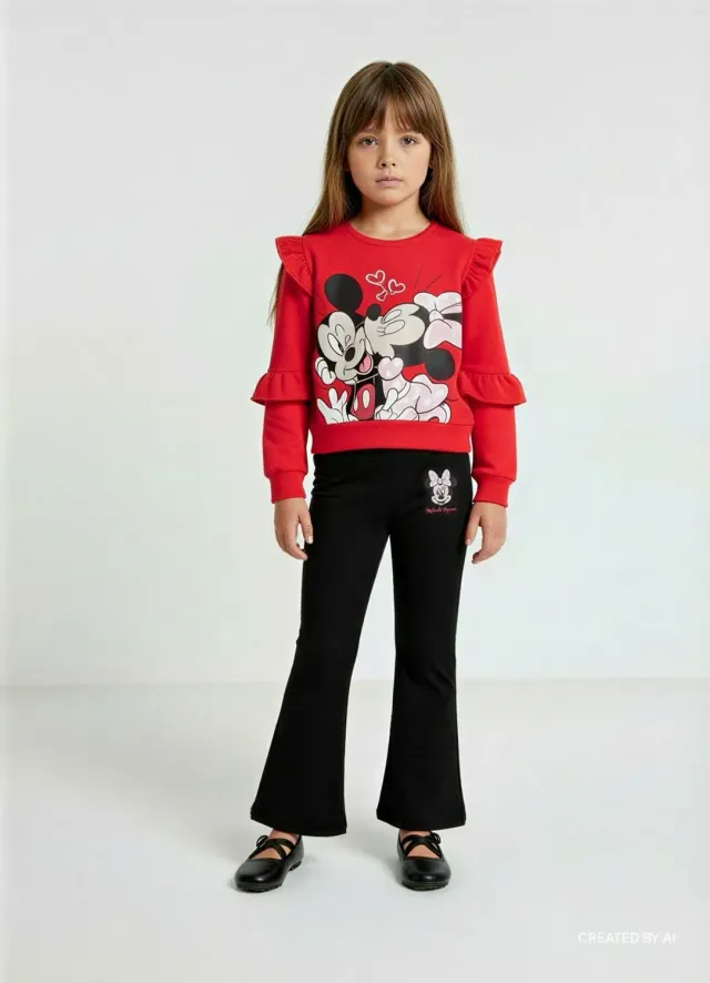 Calliope ensemble Minnie sweat flare fille 2 pcs