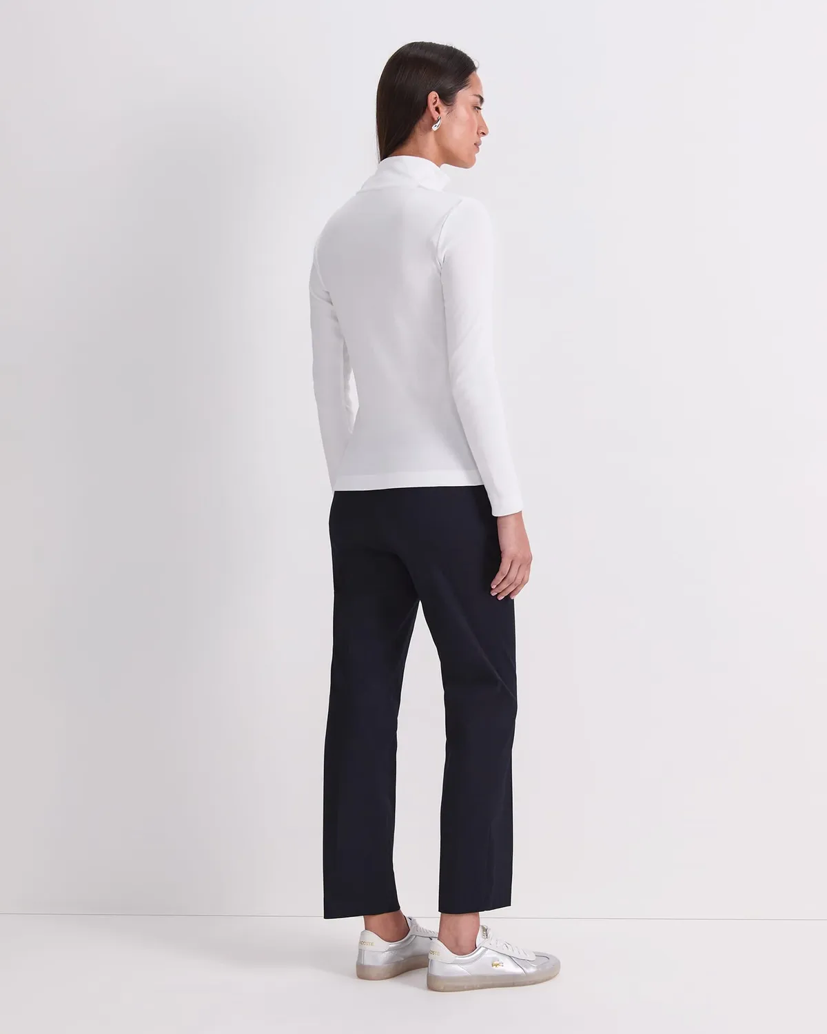 Sportscraft Lucy top col zippé coton côtelé