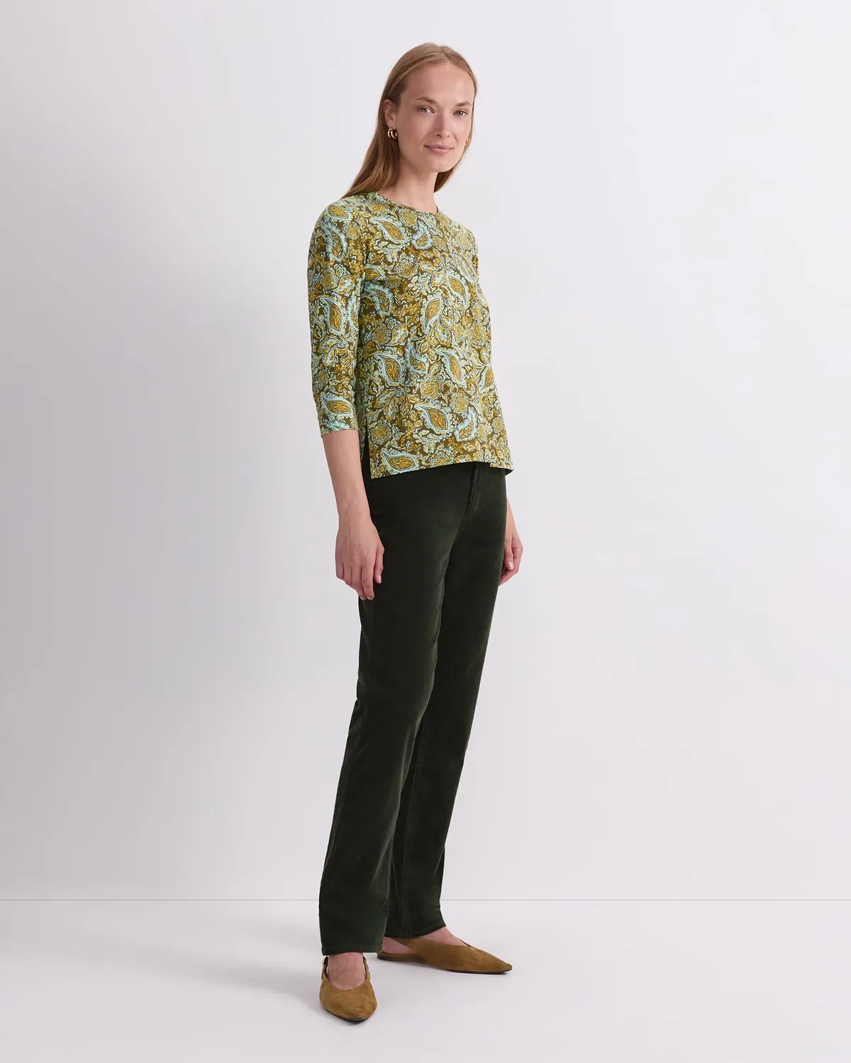 Sportscraft Paisley Mercerised Tee t-shirt coton paisley