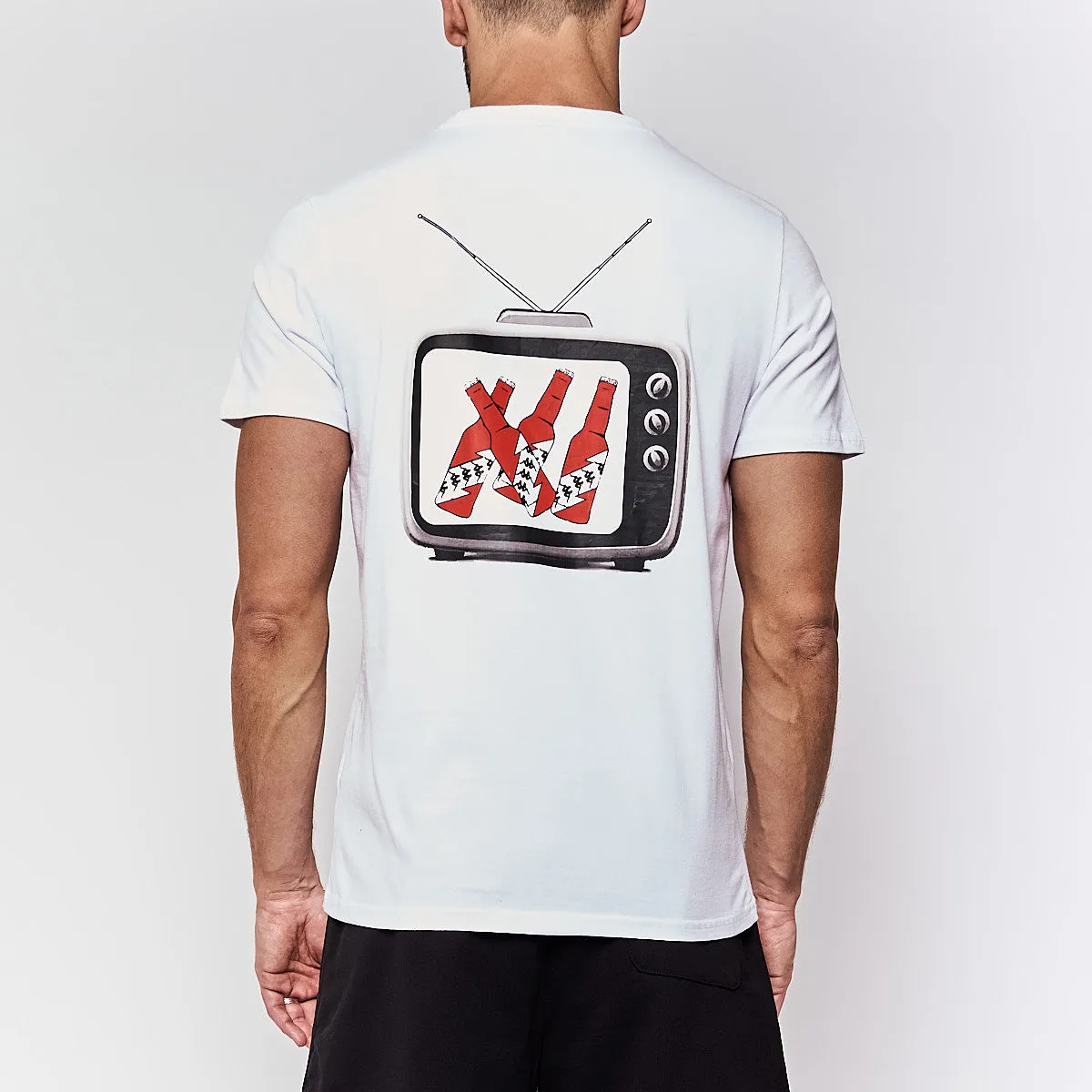Kappa Bredy Authentic t-shirt blanc unisexe coton