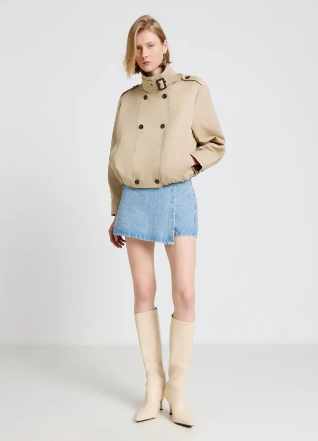 Calliope jupe-culotte en denim femme