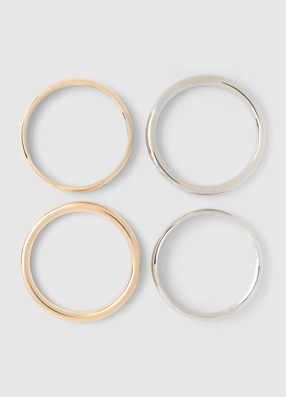 Calliope lot 4 bracelets rigides femme brillants