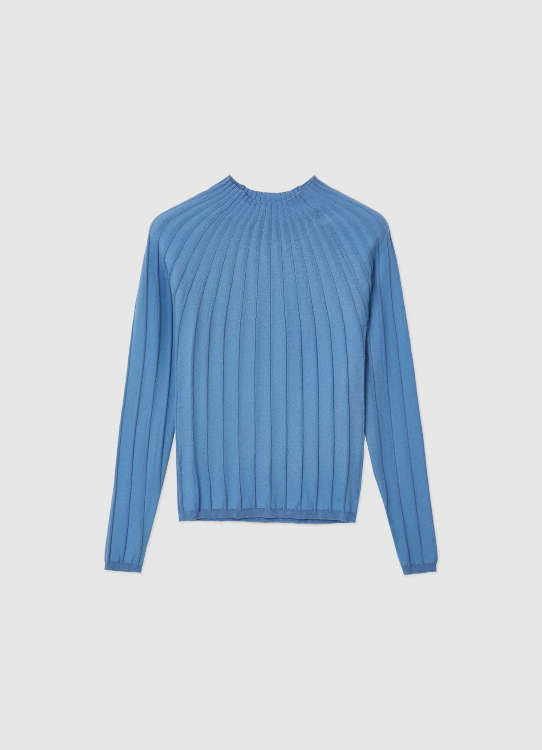 Calliope pull femme côtelé col rond