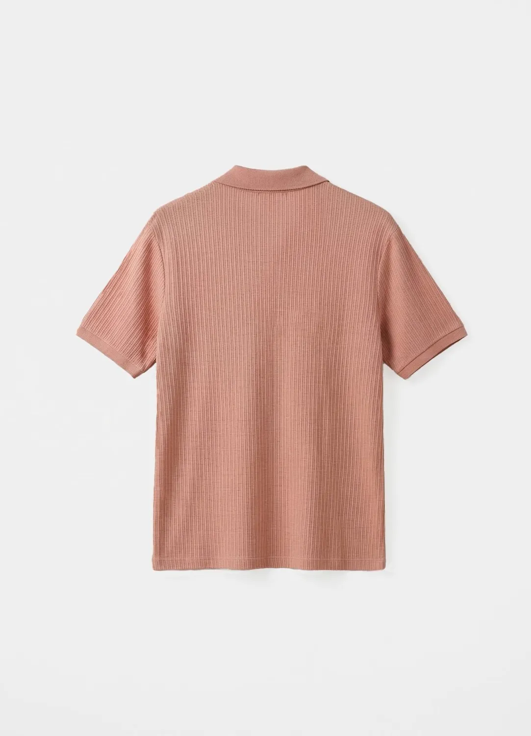 Calliope polo côtelé t-shirt homme col V