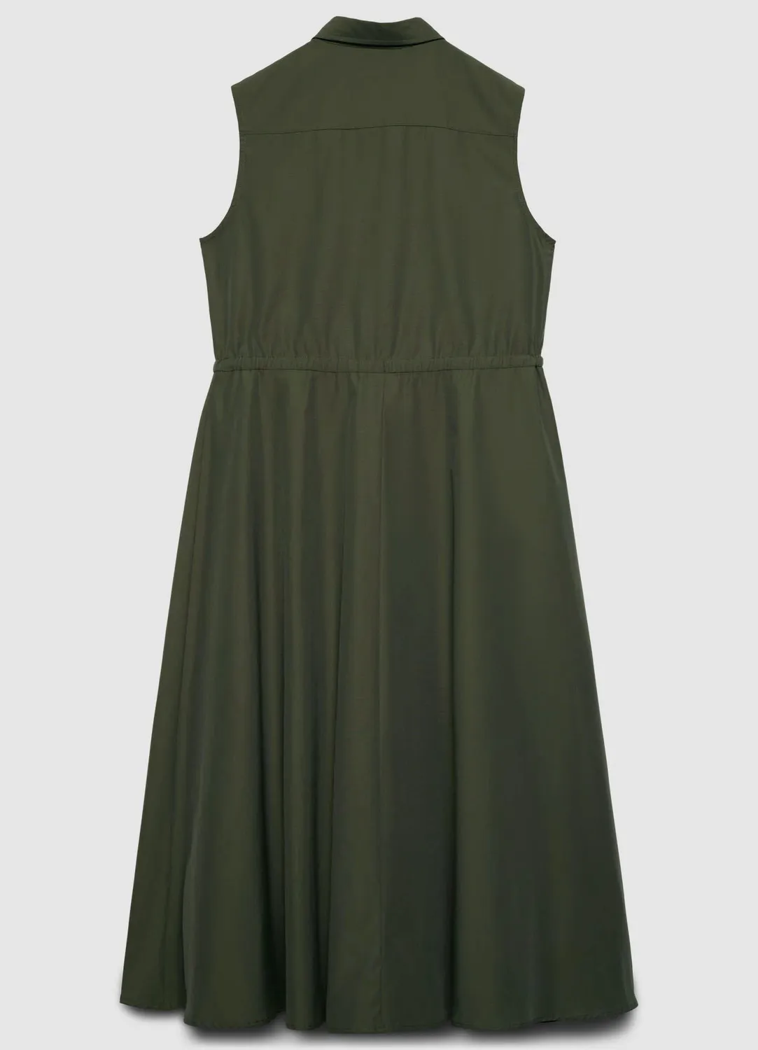 Calliope robe chemisier longue sans manches femme unie