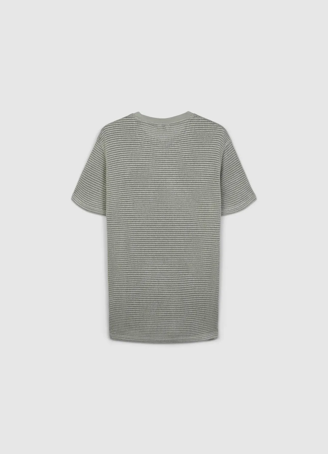 Calliope t-shirt homme col rond texturé uni