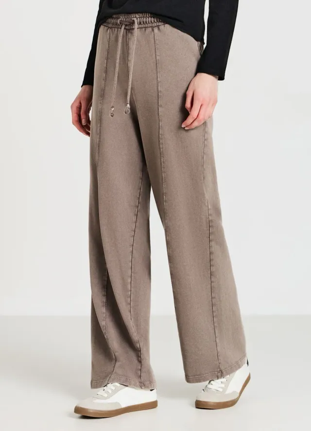 Calliope pantalon jogging femme palazzo cordon