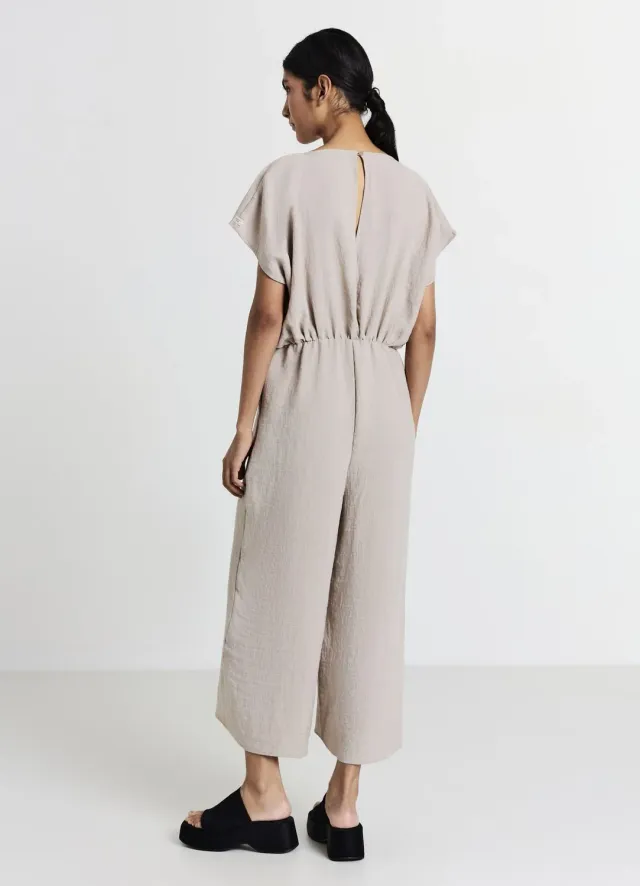 Calliope combinaison longue femme col V manches courtes