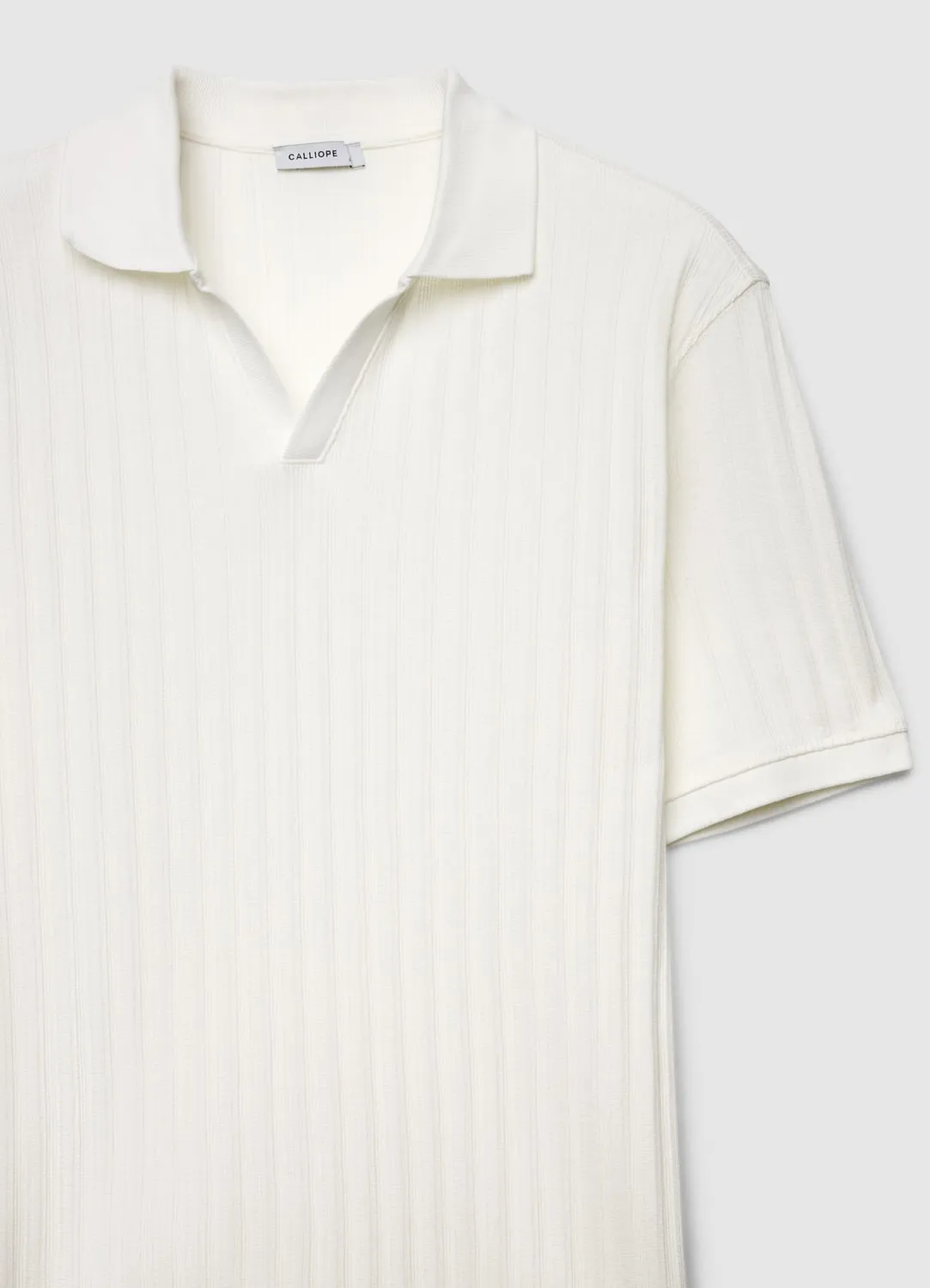 Calliope T-shirt polo homme côtelé derby