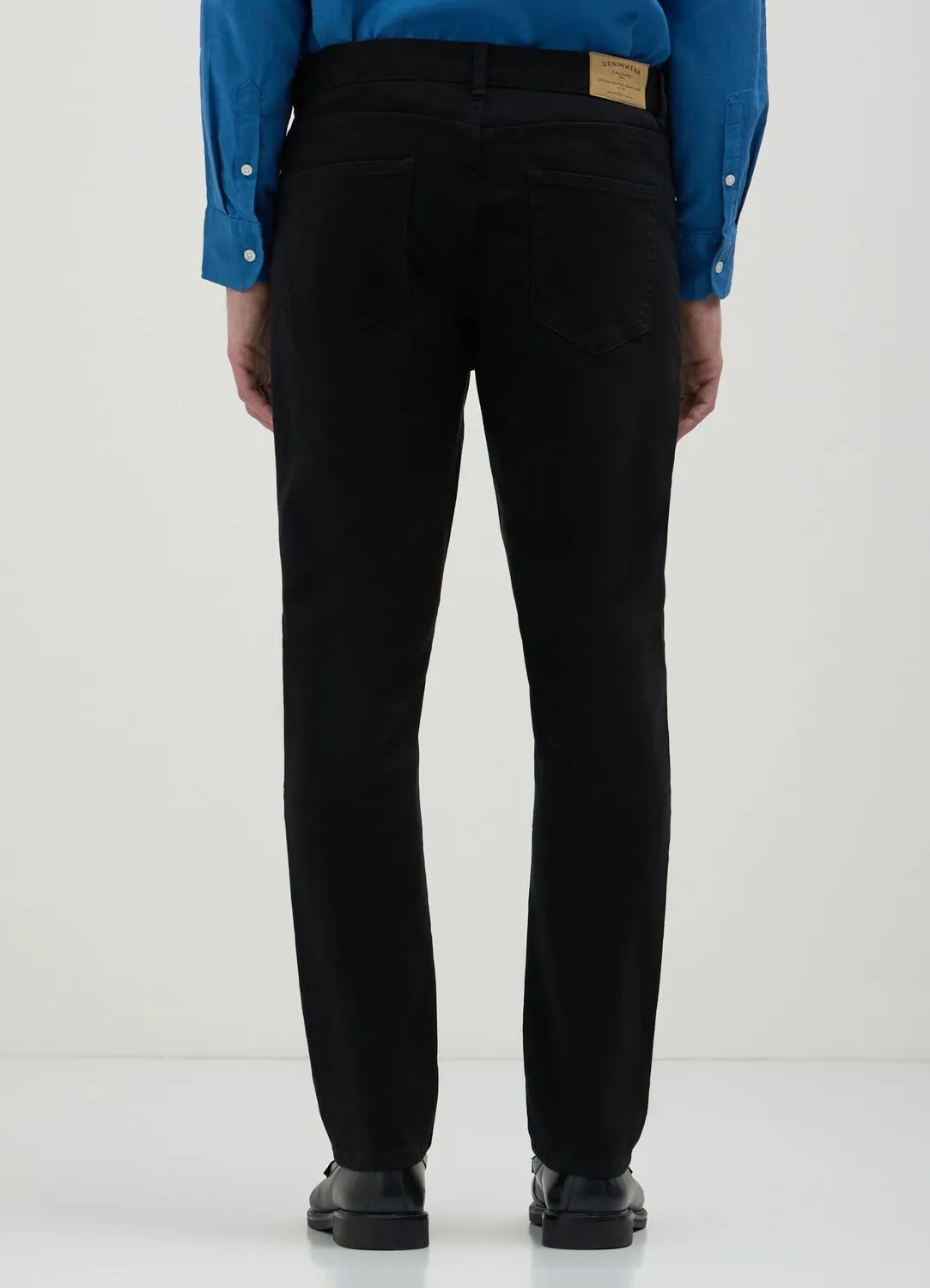 Calliope pantalon 5 poches slim homme coton uni