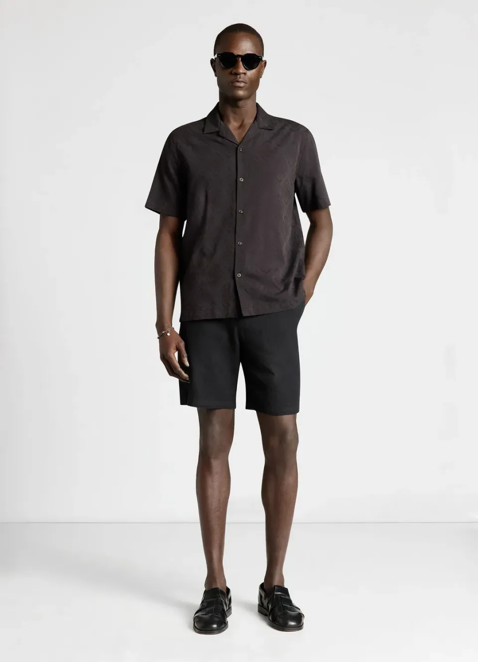 Calliope Jogger Jacquard short homme cordon