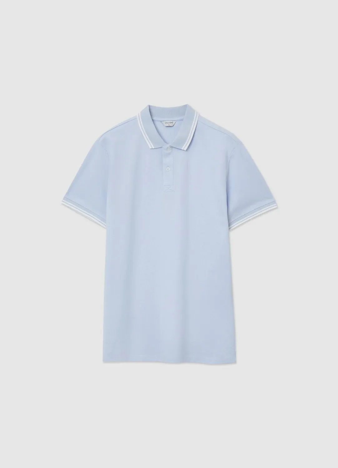 Calliope polo homme profils contraste coton