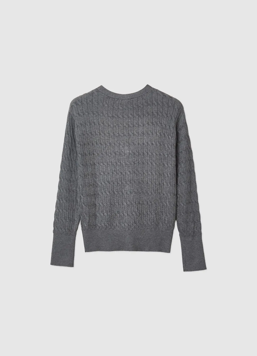 Calliope cardigan torsades femme col V boutonné