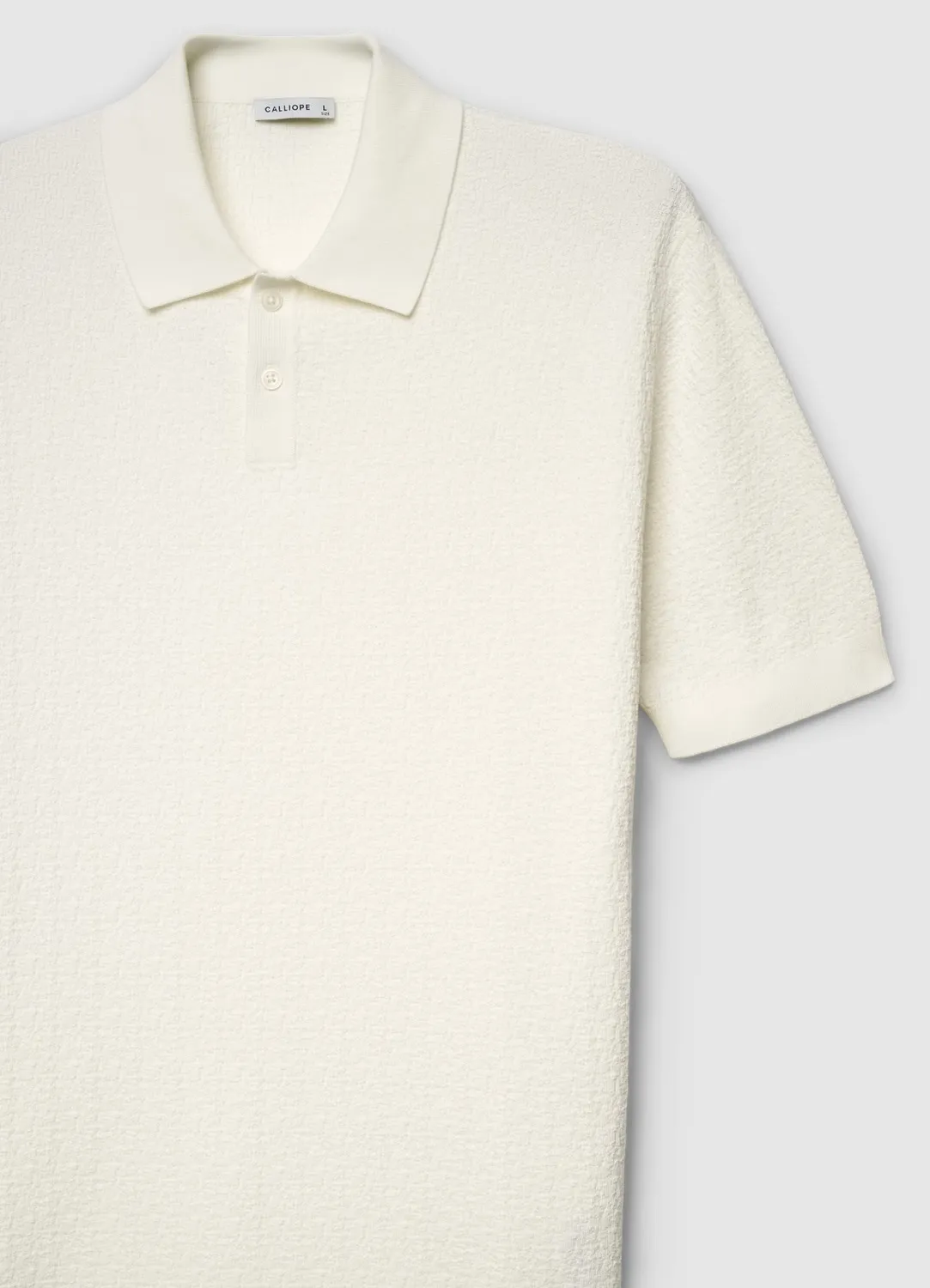 Calliope polo maille homme manches courtes