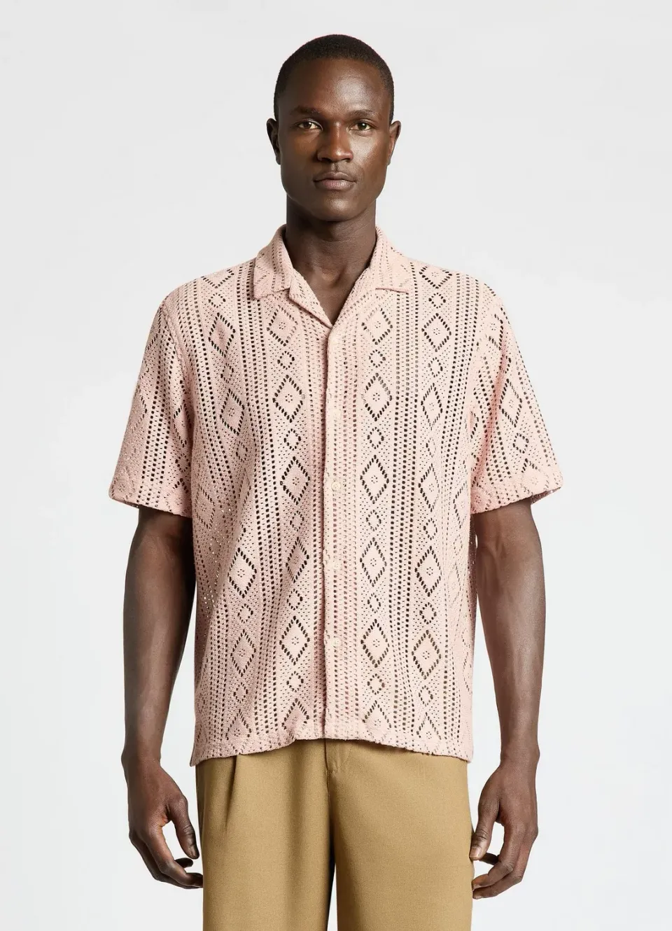 Calliope chemise bowling ajourée homme