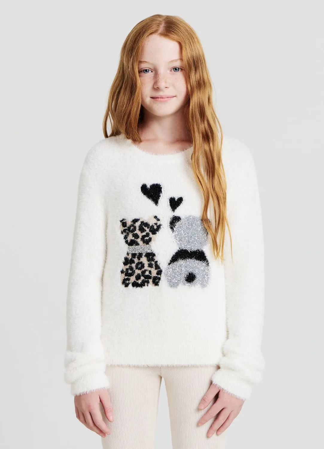 Calliope pull déco fille manches longues animaux
