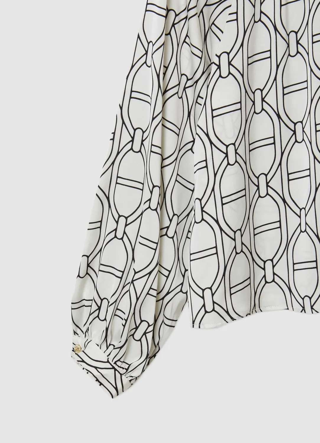 Calliope blouse femme imprimé chaîne manches raglan