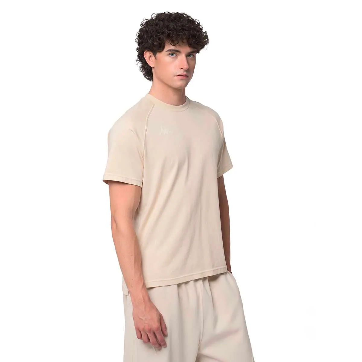 Kappa Inbit t-shirt homme beige coupe raglan