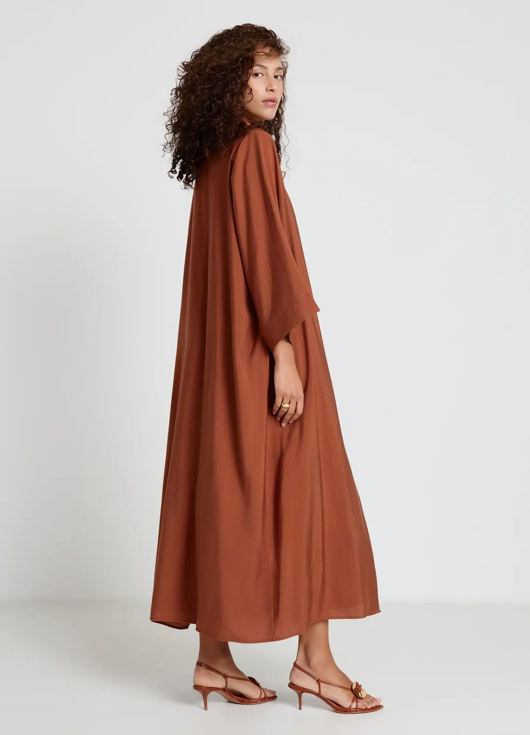 Calliope kimono long uni taille XS/S fluide
