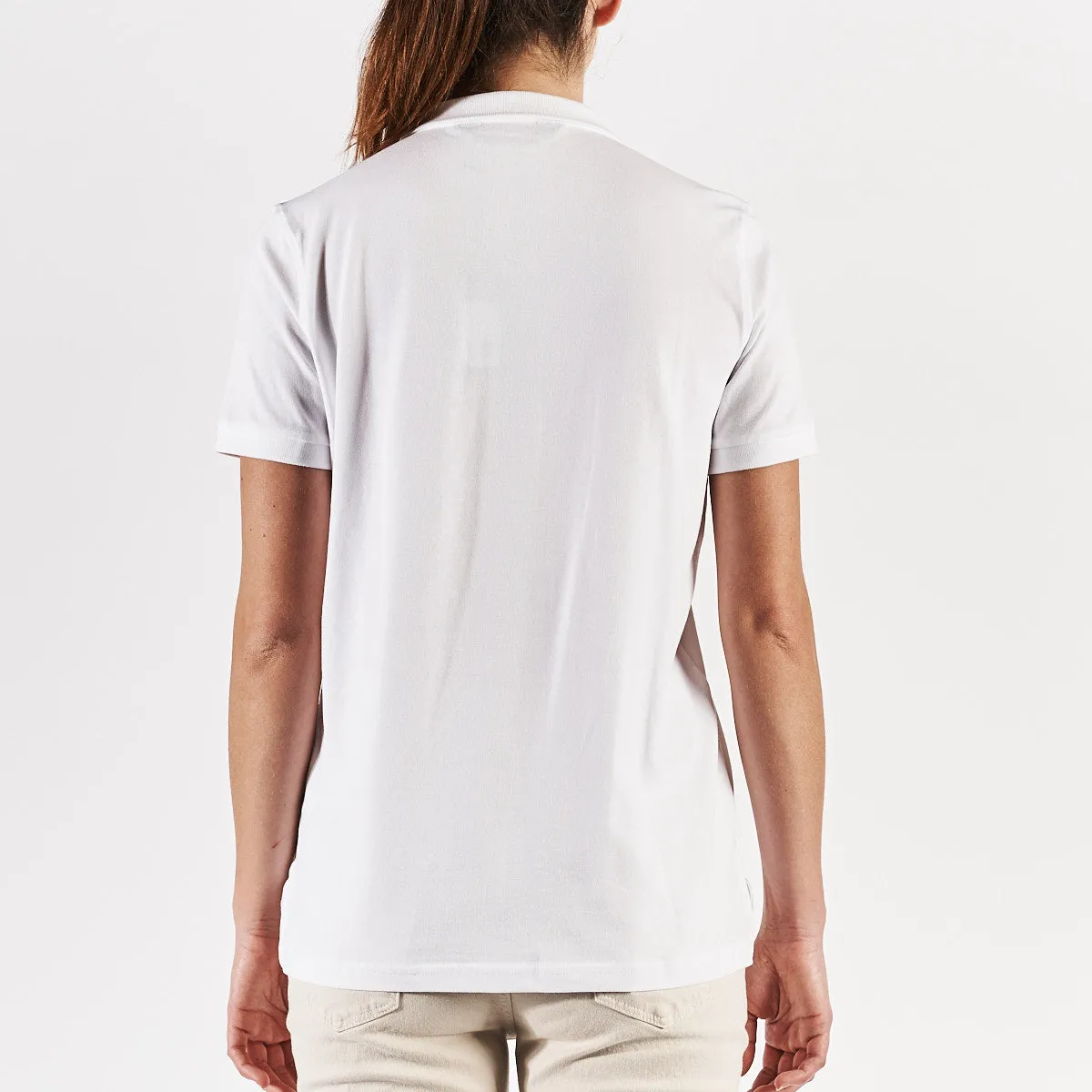 Robe di Kappa Carly polo femme blanc coton