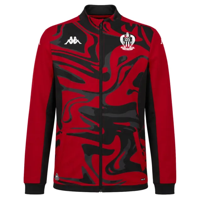 Robe di Kappa Moxunapre Pro 2 veste OGC Nice rouge enfant