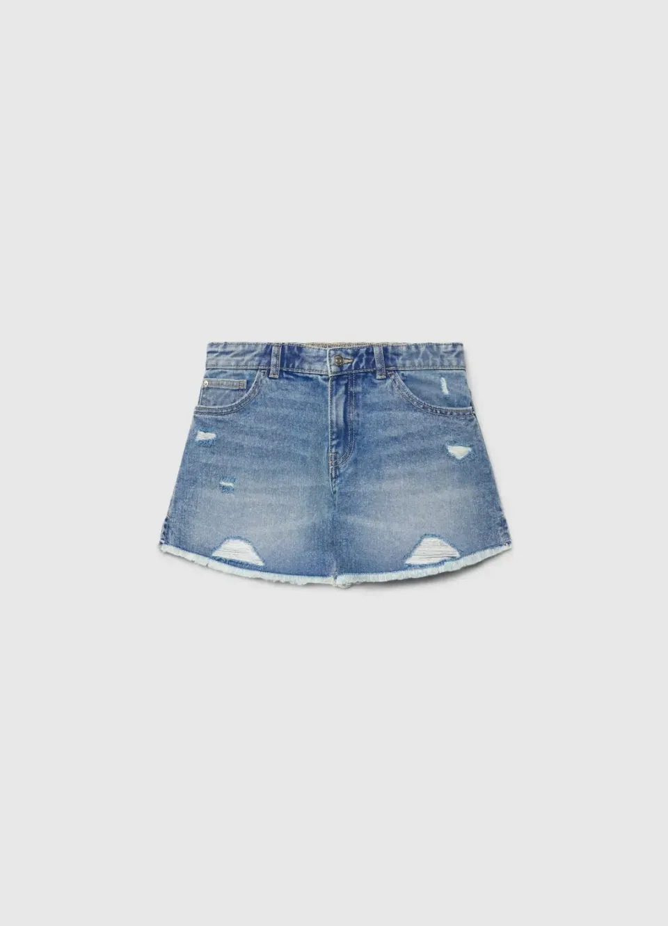 Calliope shorts mom jean déchiré fille