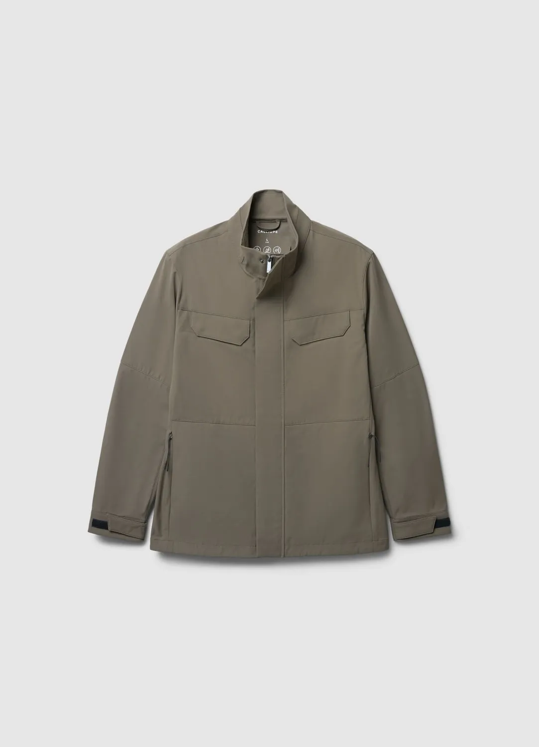 Calliope veste saharienne homme zip poches plaquées
