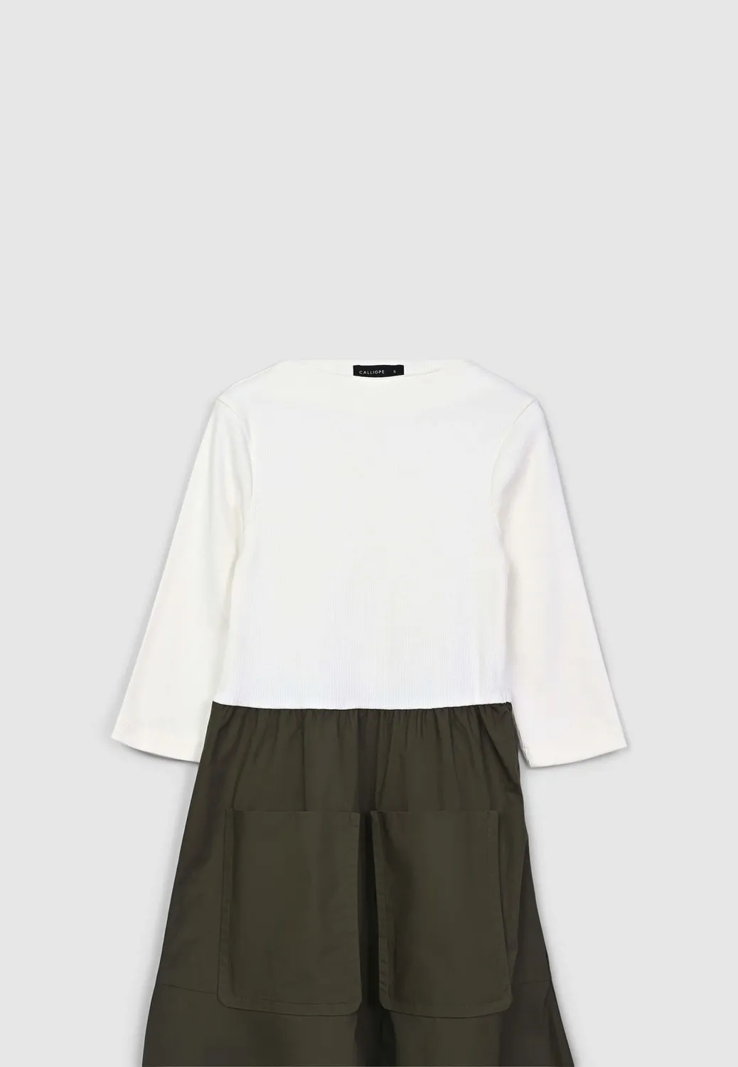 Calliope robe longue femme manches 3/4 poches