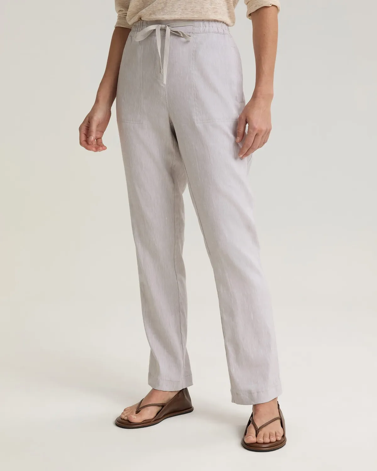 SPORTSCRAFT Rosa pantalon lin femme taille 6 respirant