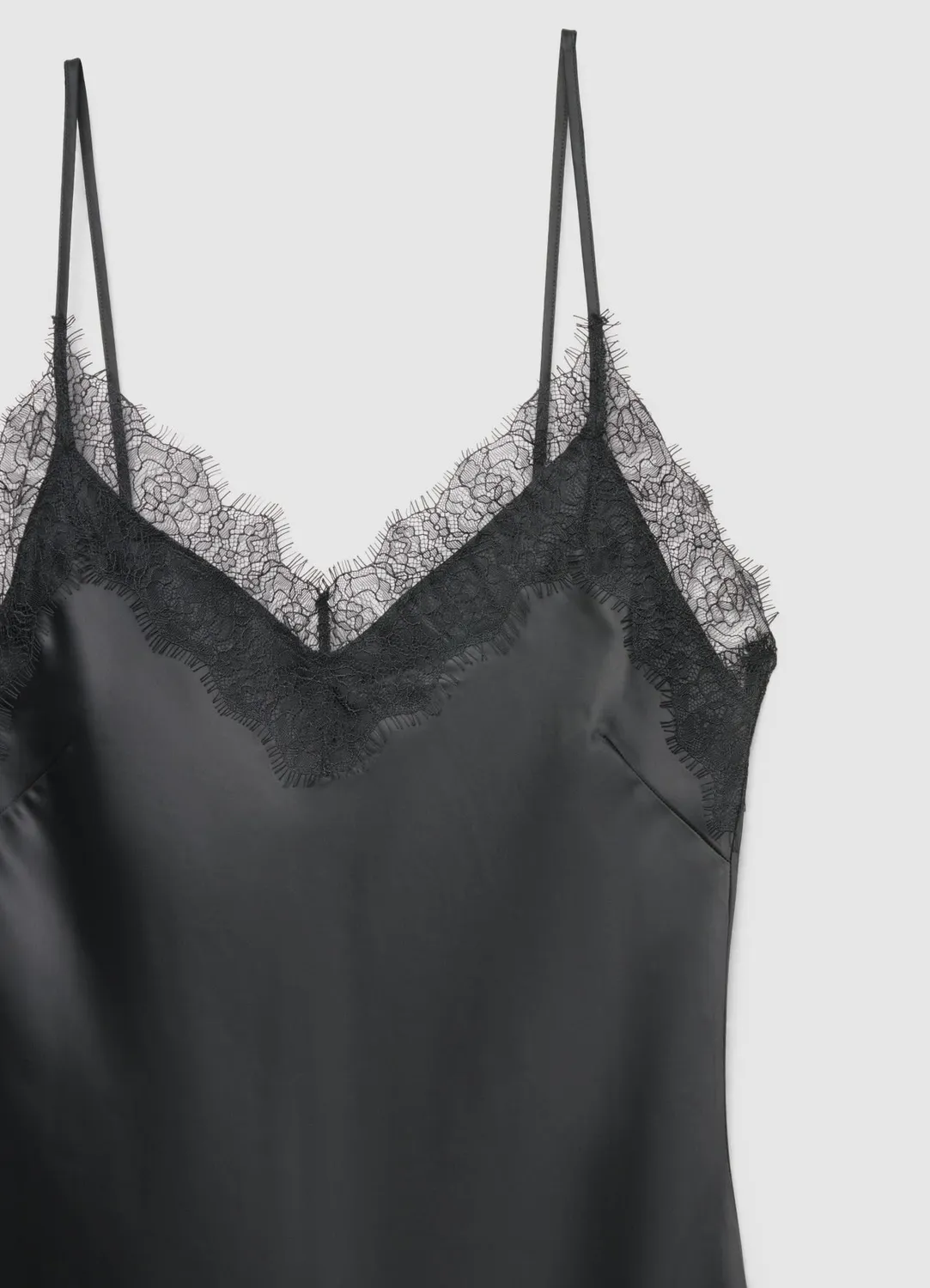 Calliope top asymétrique femme satin dentelle