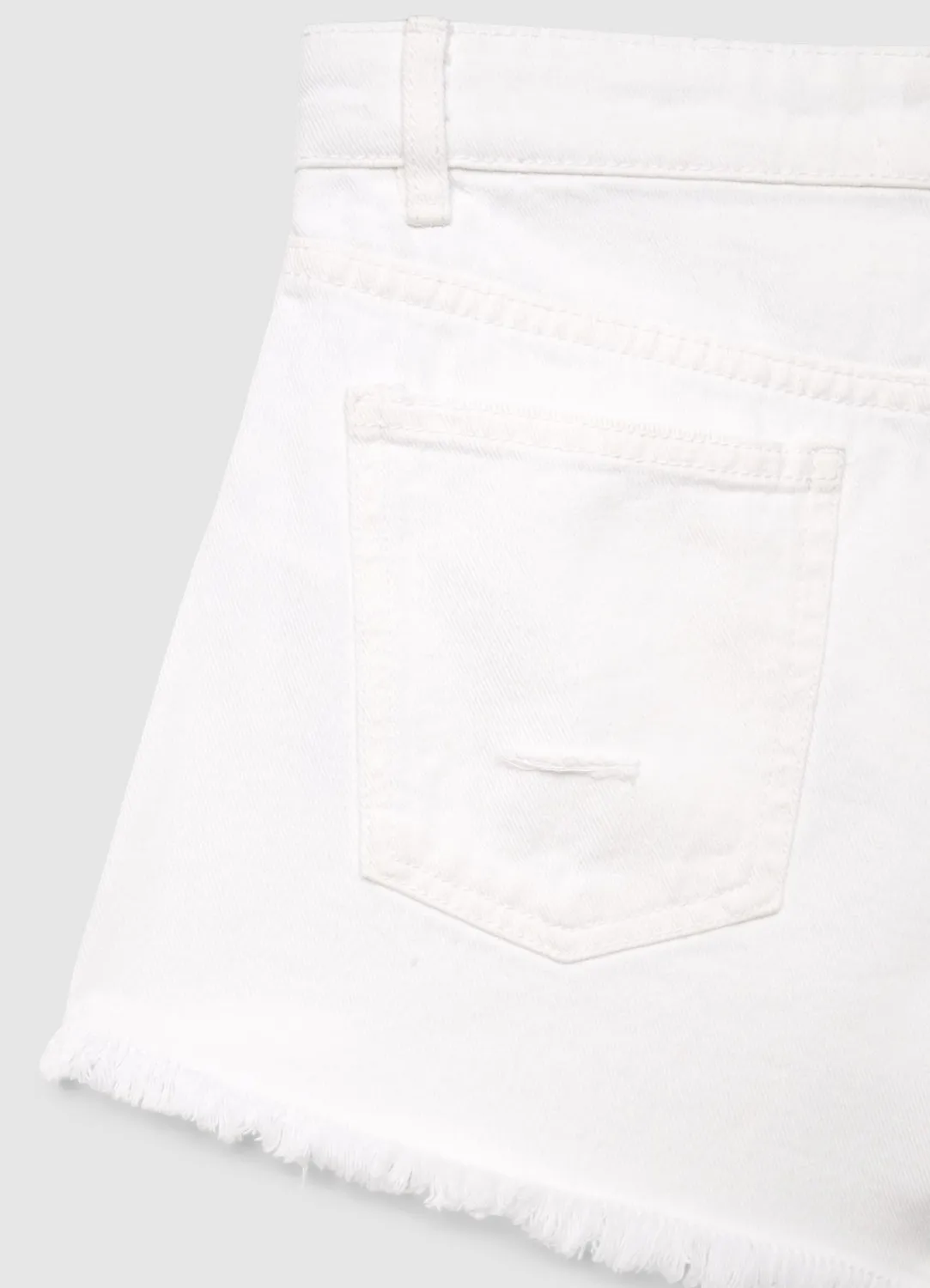Calliope Mom Fit Short fille denim déchiré