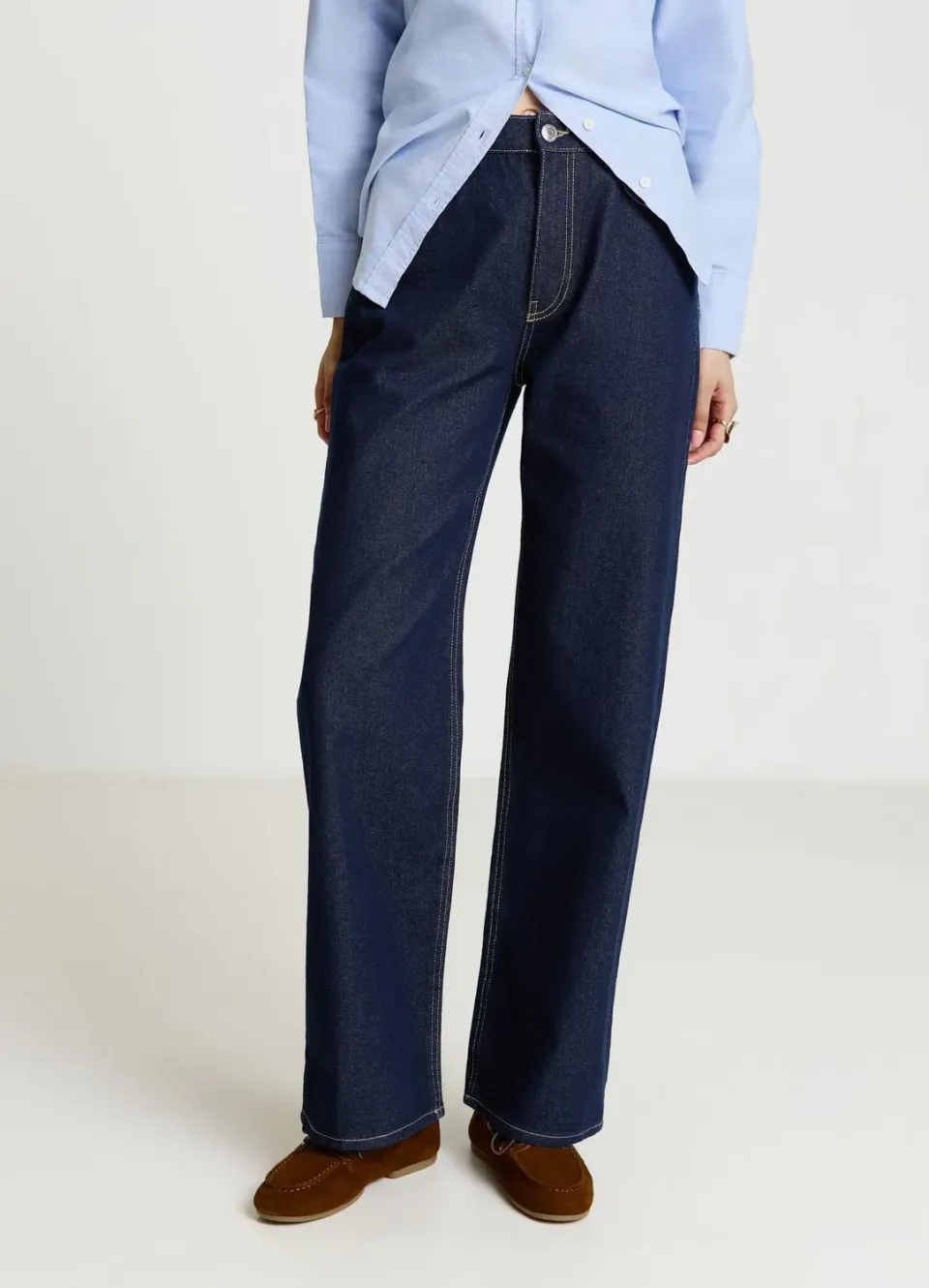 Calliope jean wide leg femme taille haute