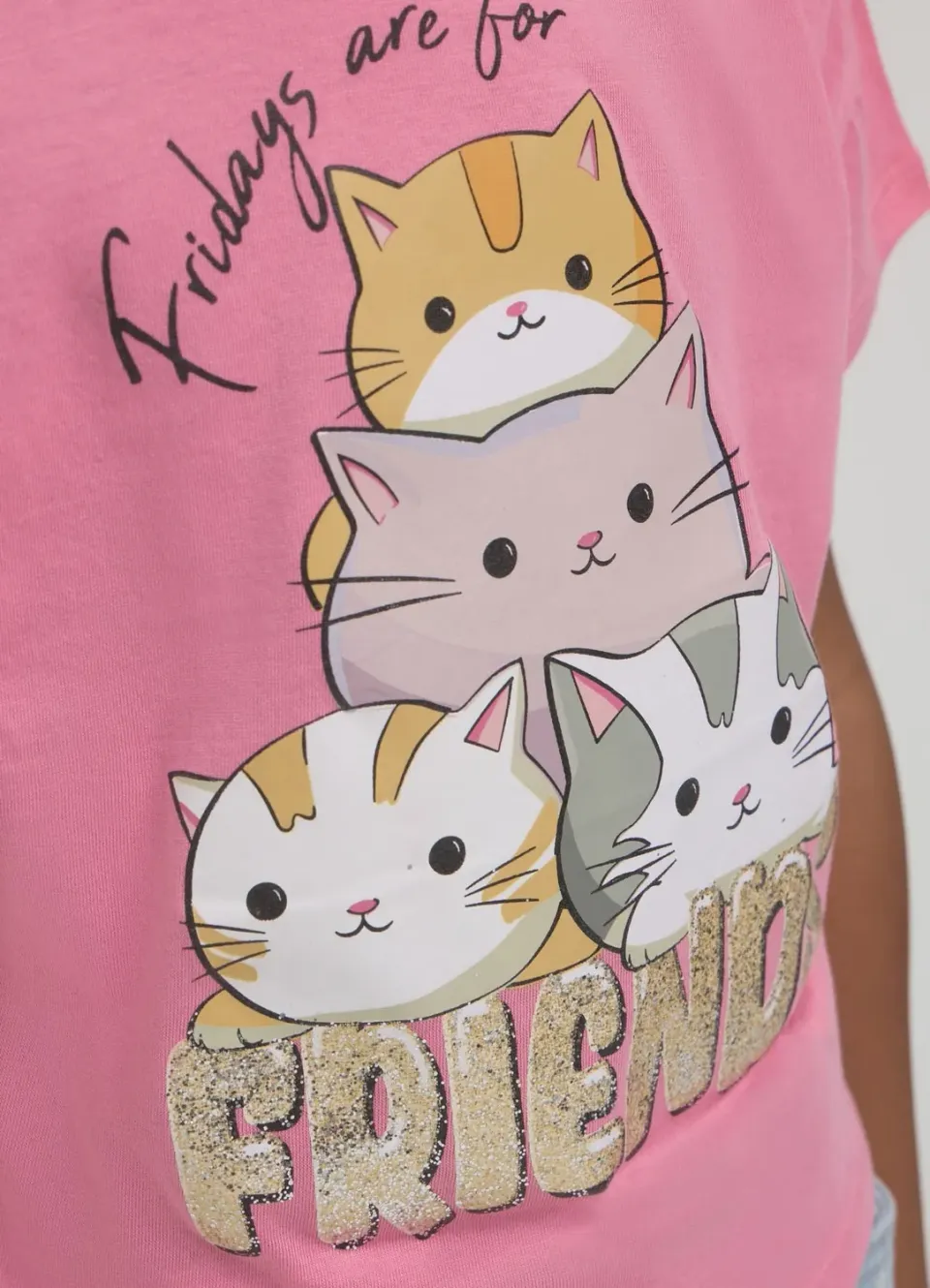 Calliope t-shirt imprimé fille coton manches courtes