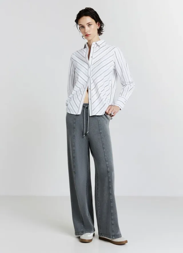 Calliope pantalon palazzo jogging femme taille élastique