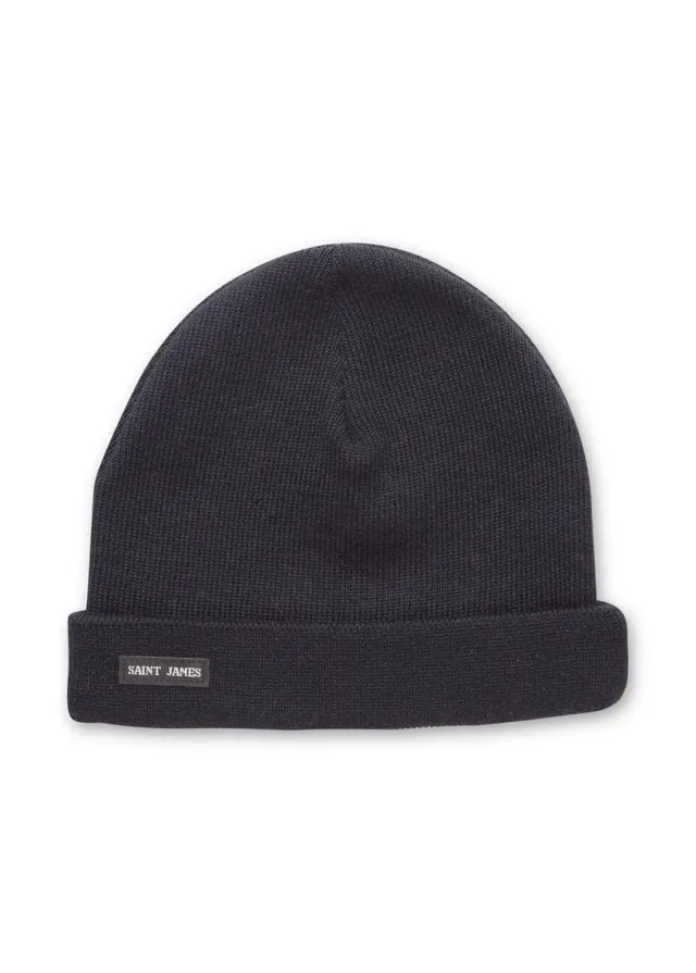 Saint James Cartier bonnet enfant navy laine douce
