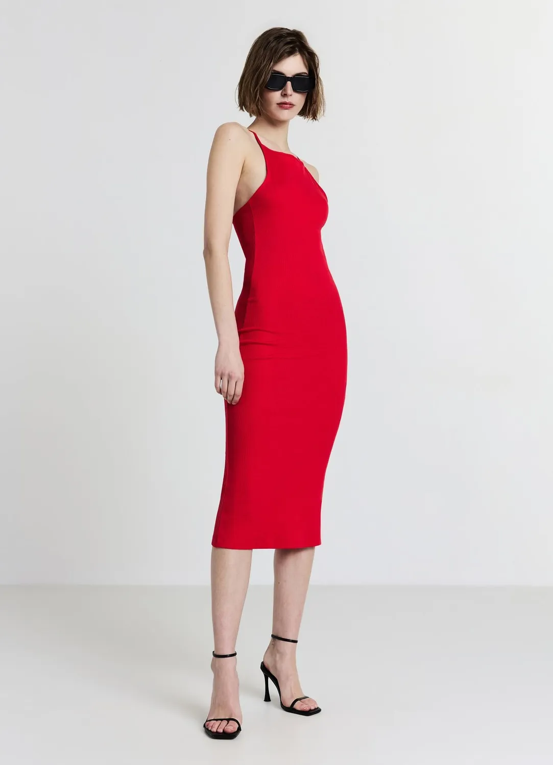 Calliope robe longue côtelée femme