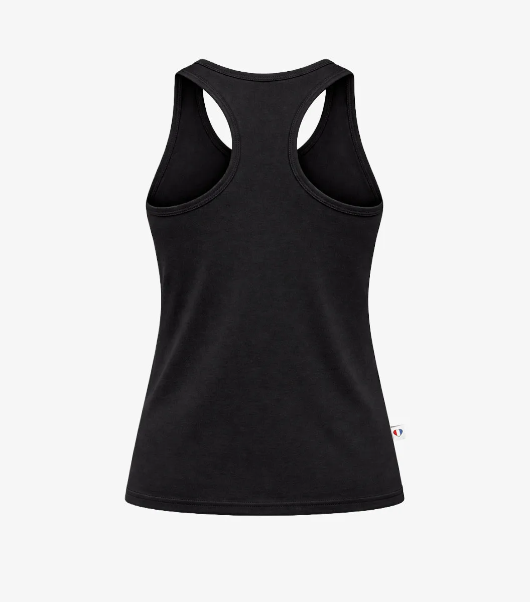 Cocorico Impact débardeur sport femme Noir respirant