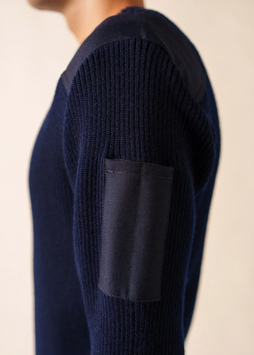 Saint James Condor pull marine laine