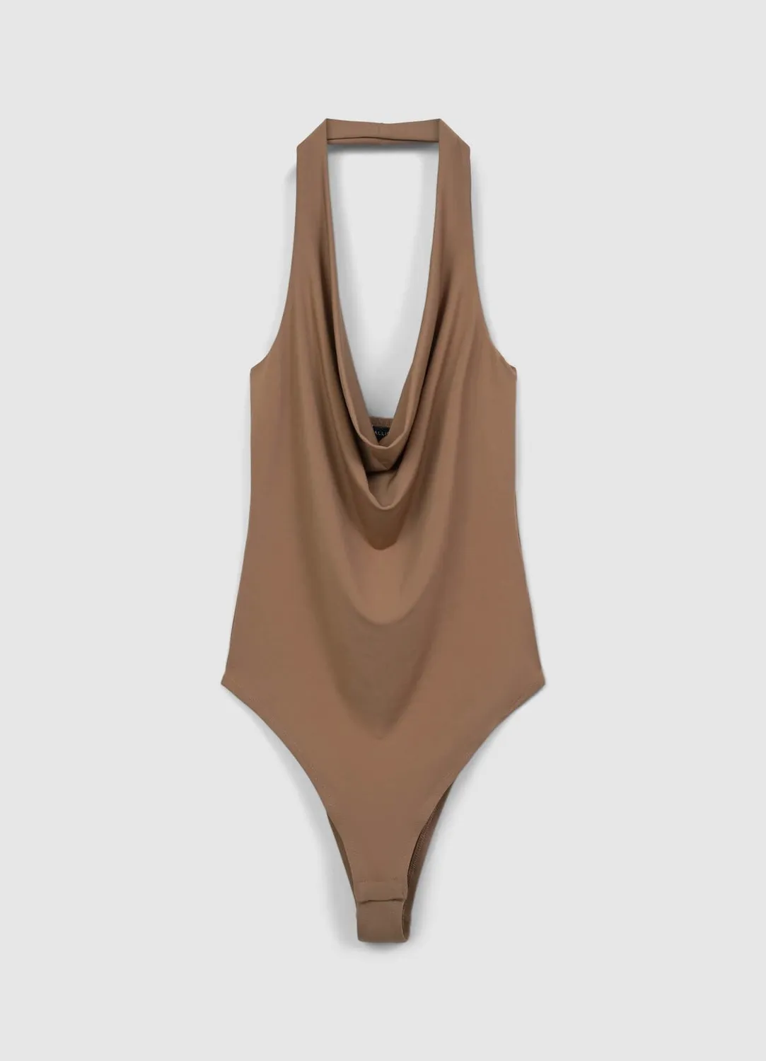 Calliope Body Halterneck Body Femme Drapé Sans Manches