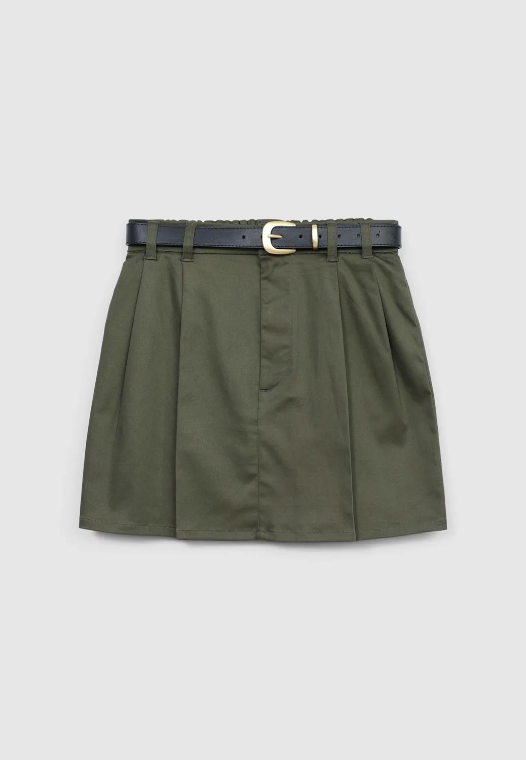 Calliope mini-jupe à pinces avec ceinture femme