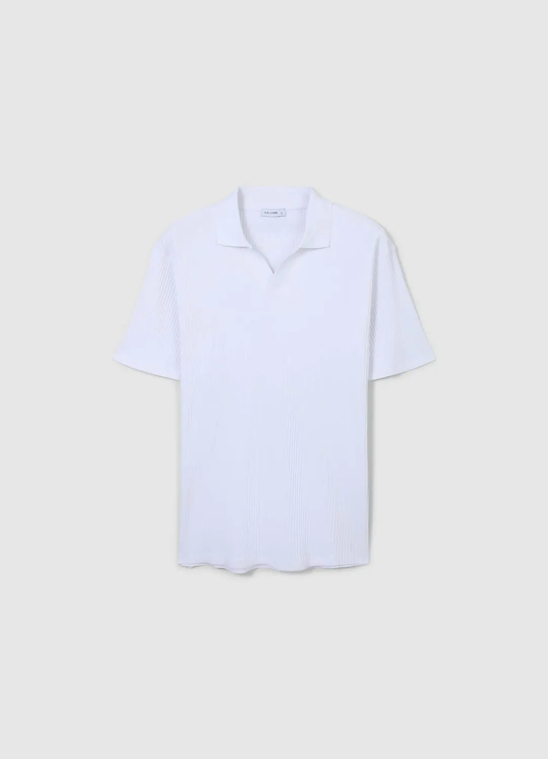 Calliope polo côtelé homme coton regular