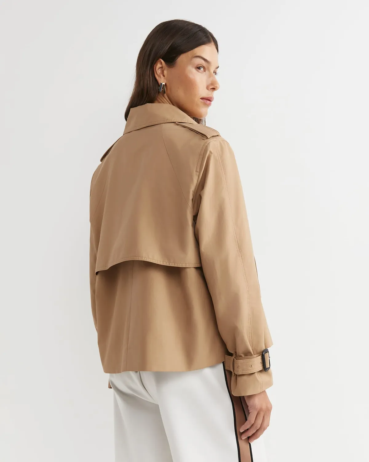 Sportscraft Audrey Crop trench court femme double