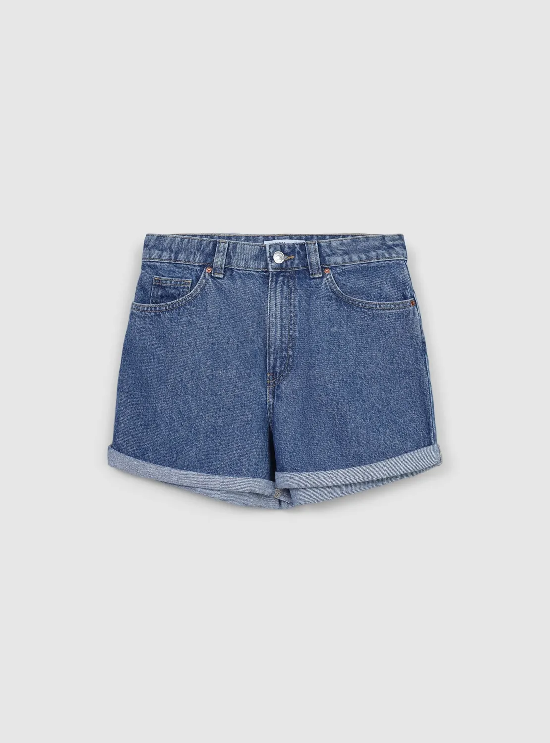Calliope Pantaloncini short mom femme 42 denim revers